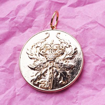 Talisman Biene, vergoldet mit 24K Feingold, Amulett L